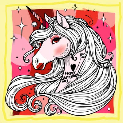 baily realistic like as realistic as real life very magical unicorn