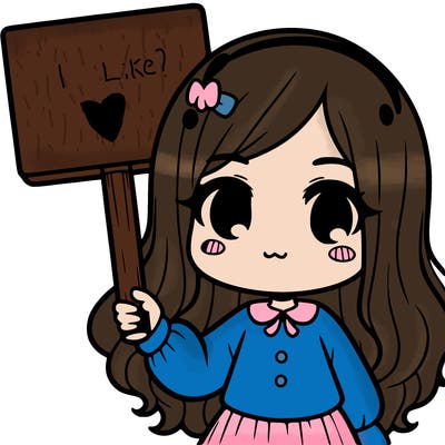 a girl holding a sign