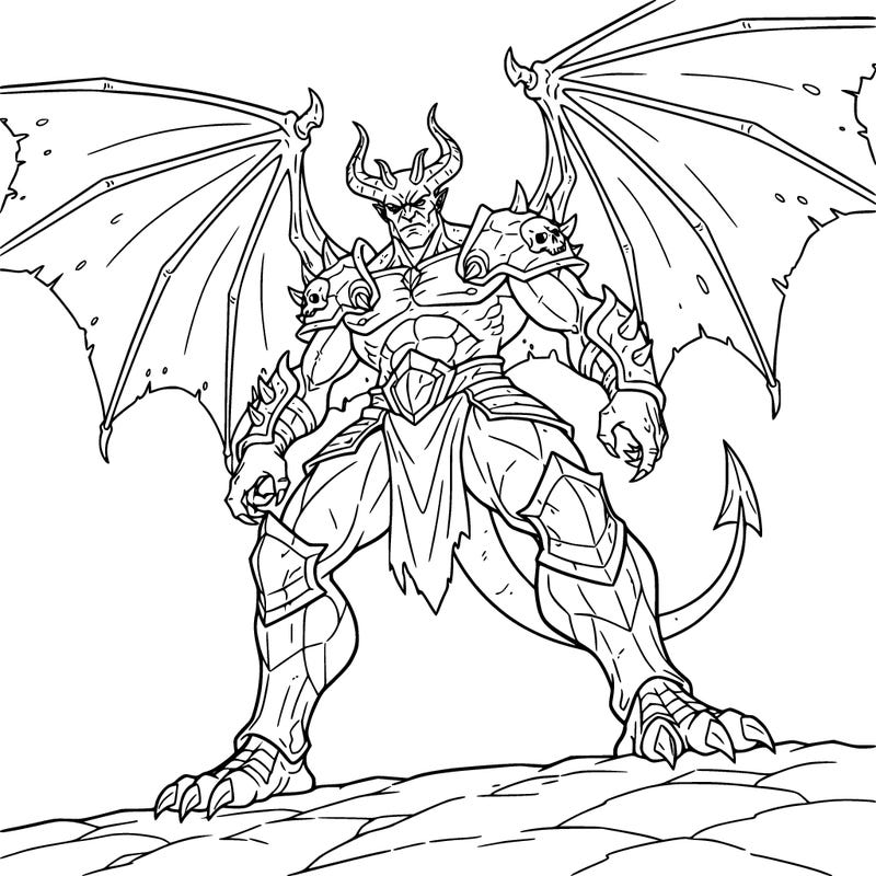 devil wears loincloth armour