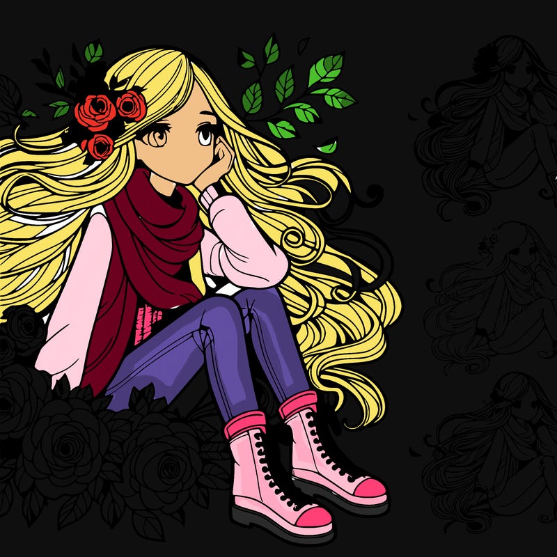 realistic beautiful girl