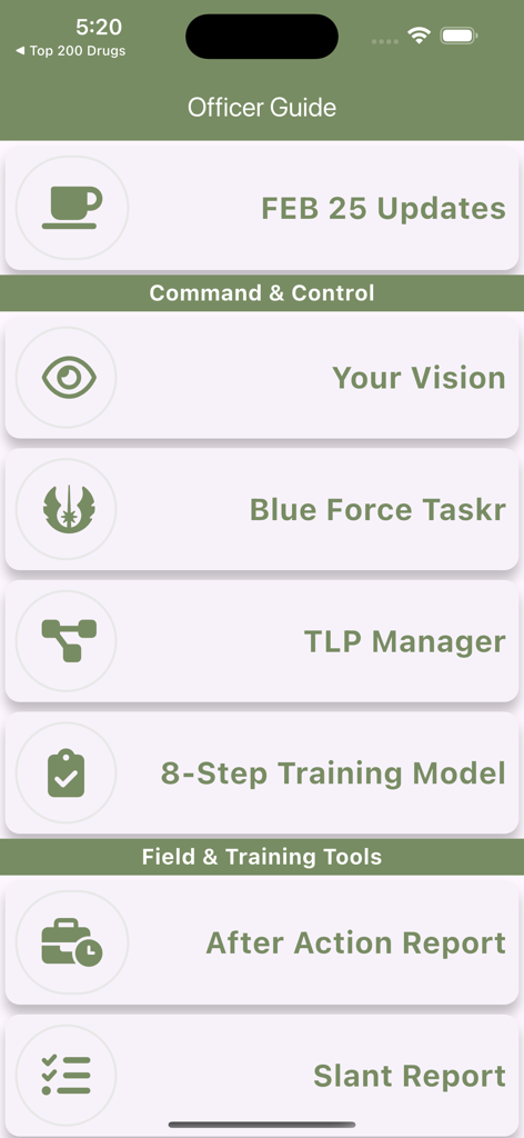 Army Officer Guide - Reference App | MWM