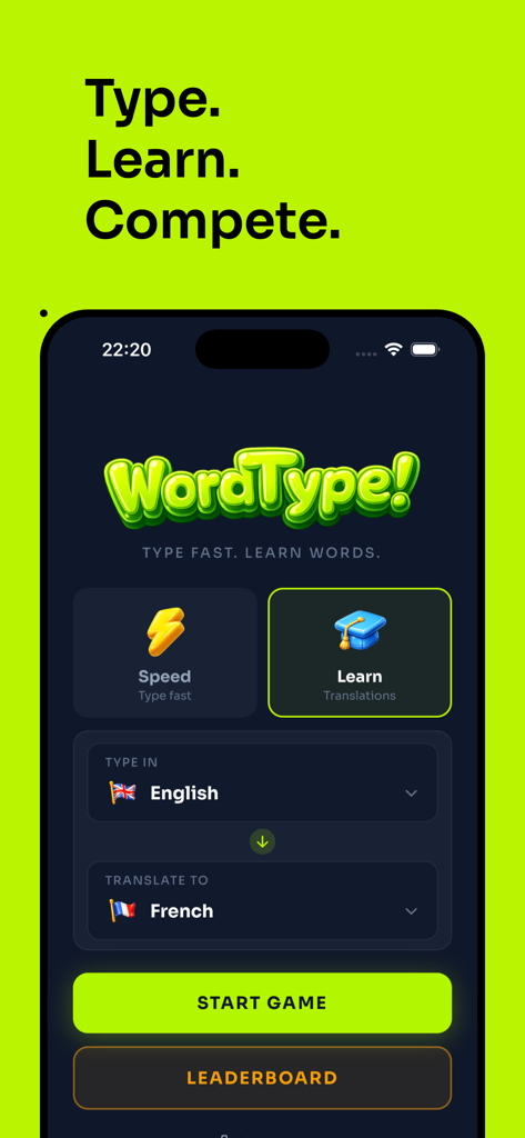 WordType - Word Typing Game - Games App | MWM