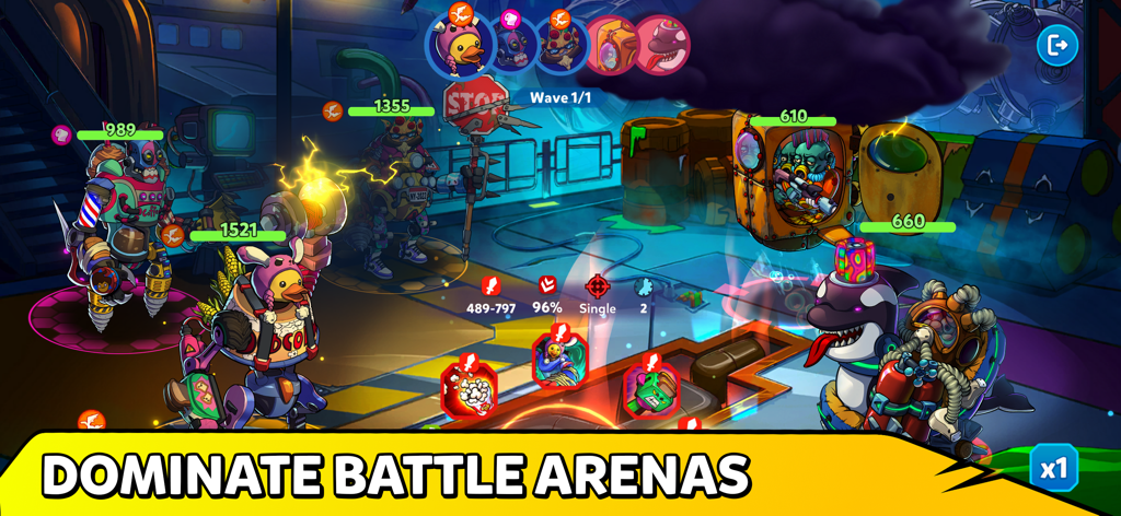 Tactical turn-based robot combat in the Junkineering battle arena