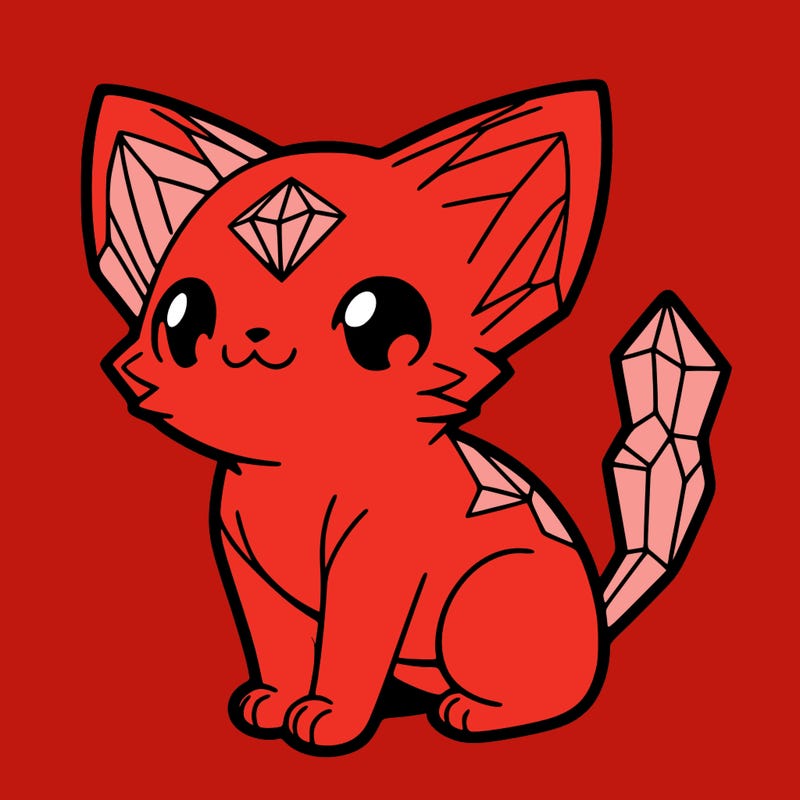 crystal kitten