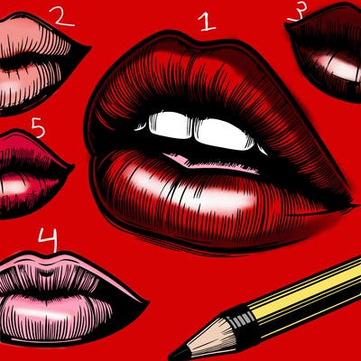realistic  lips