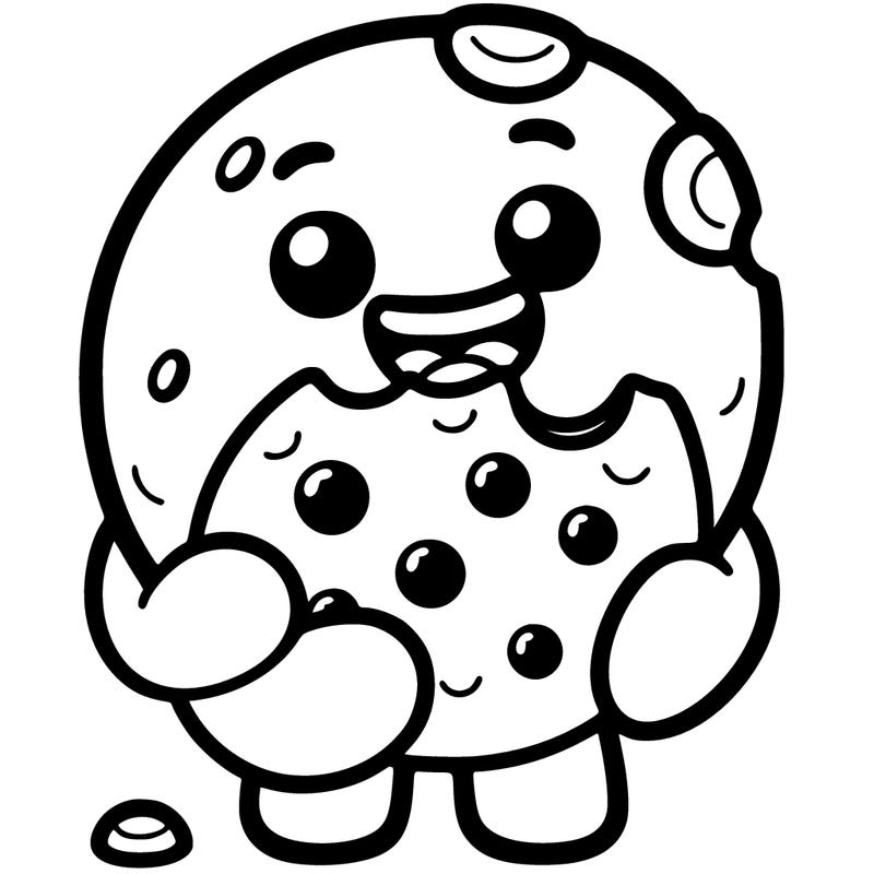 cookie eating cookie