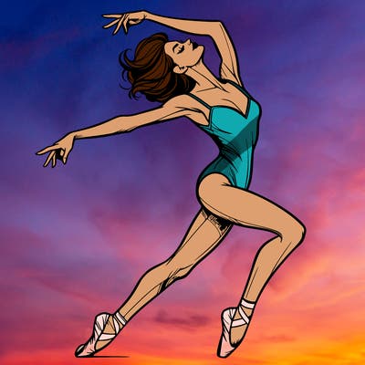 realistic dancer