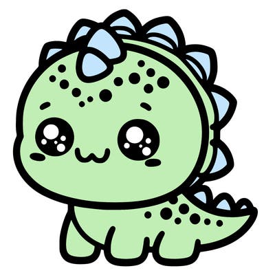kawaii dinosaur