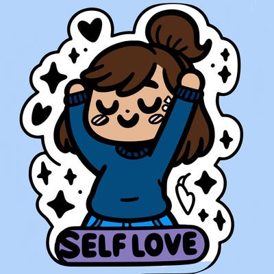 self-love sticker