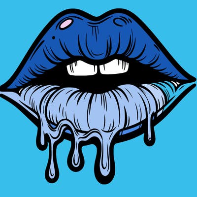 lips that look realistic and drip