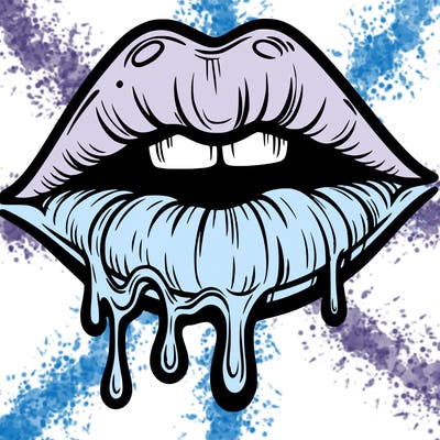 lips that look realistic and drip