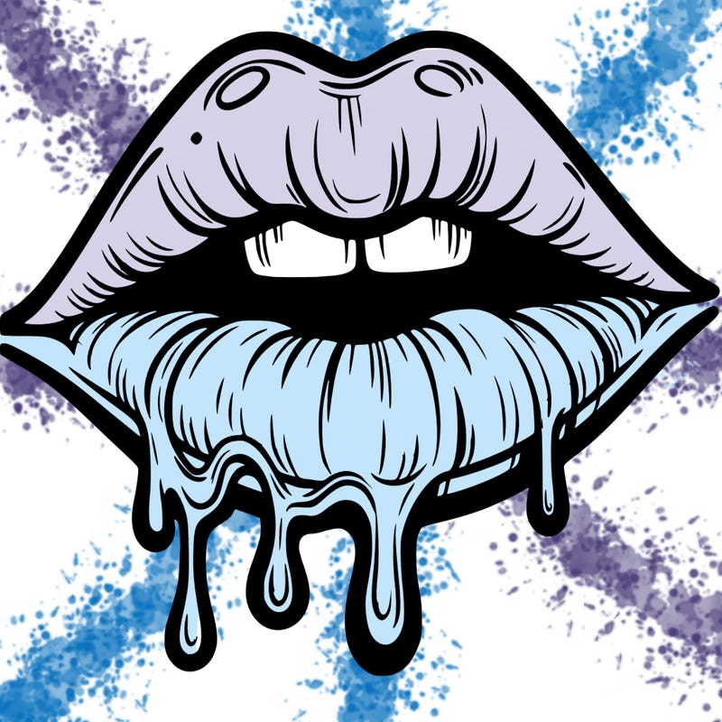 lips that look realistic and drip