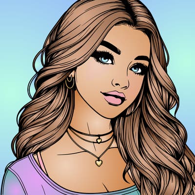 detailed realistic girl