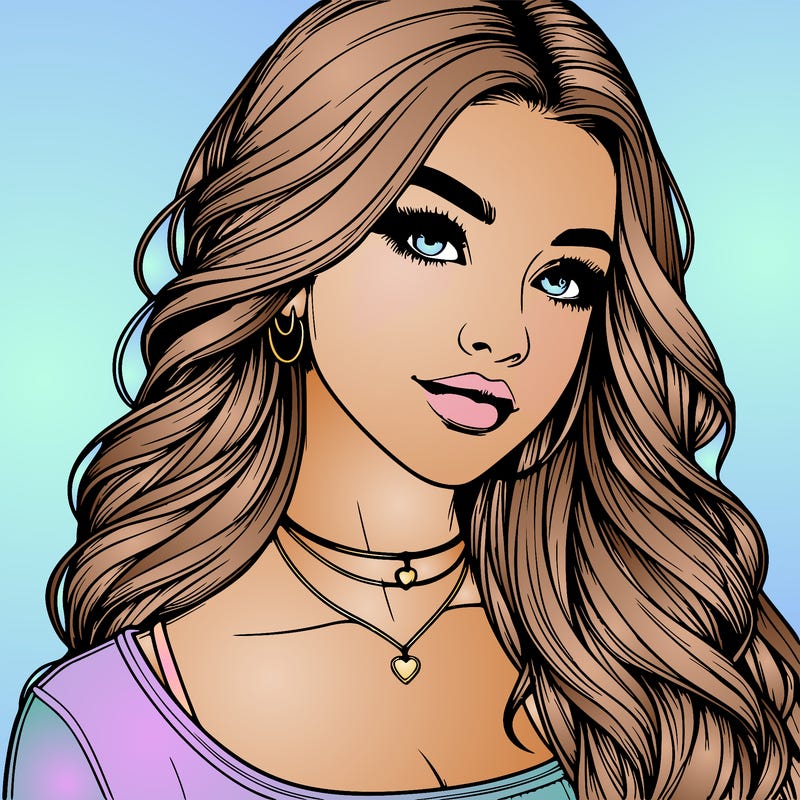 detailed realistic girl