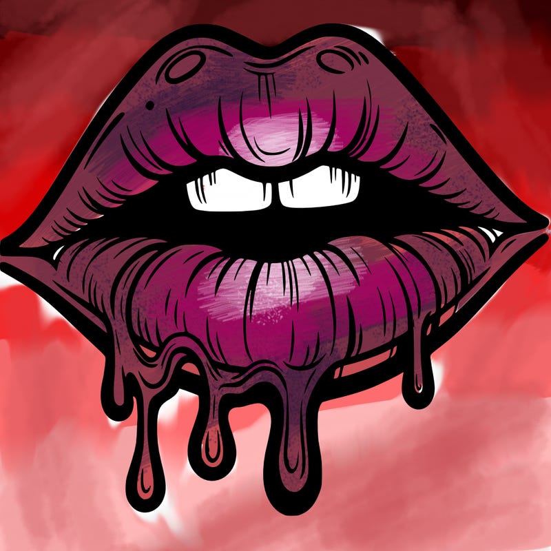 lips that look realistic and drip
