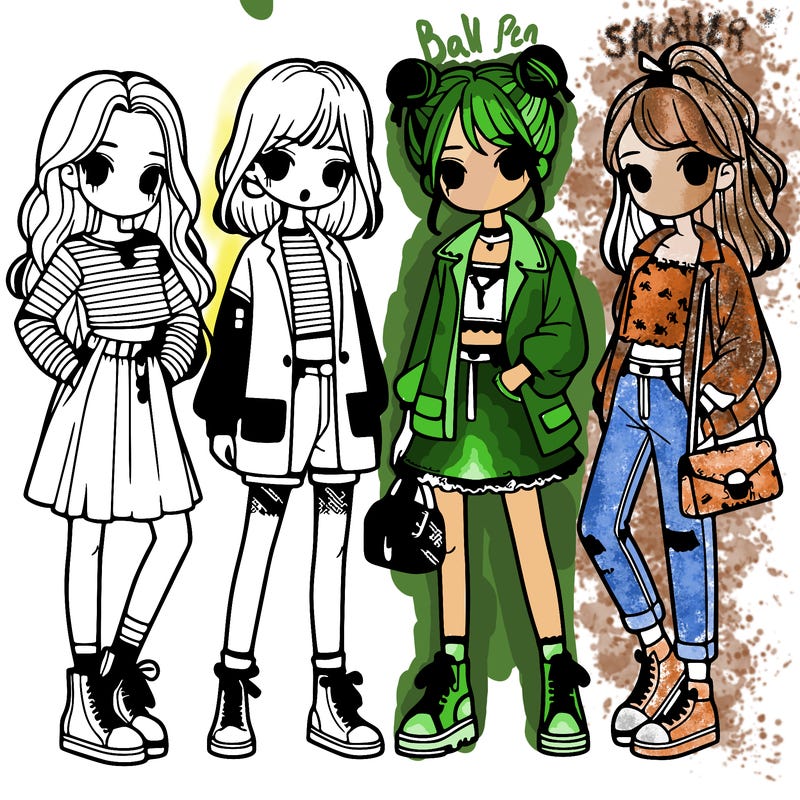 girls with fashion