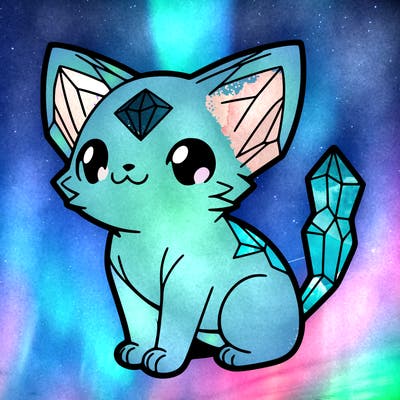 crystal kitten