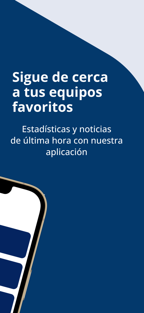 Liga Doble A - Pantalla promocional para la aplicación oficial de Liga Doble A con seguimiento de equipos y estadísticas de béisbol