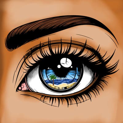 realistic eye