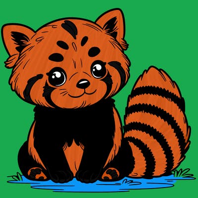red panda