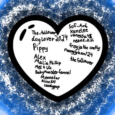 a blank heart