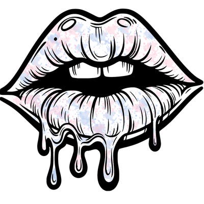 lips that look realistic and drip