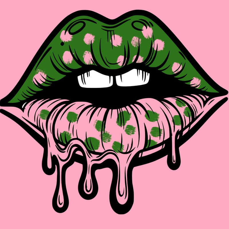 lips that look realistic and drip