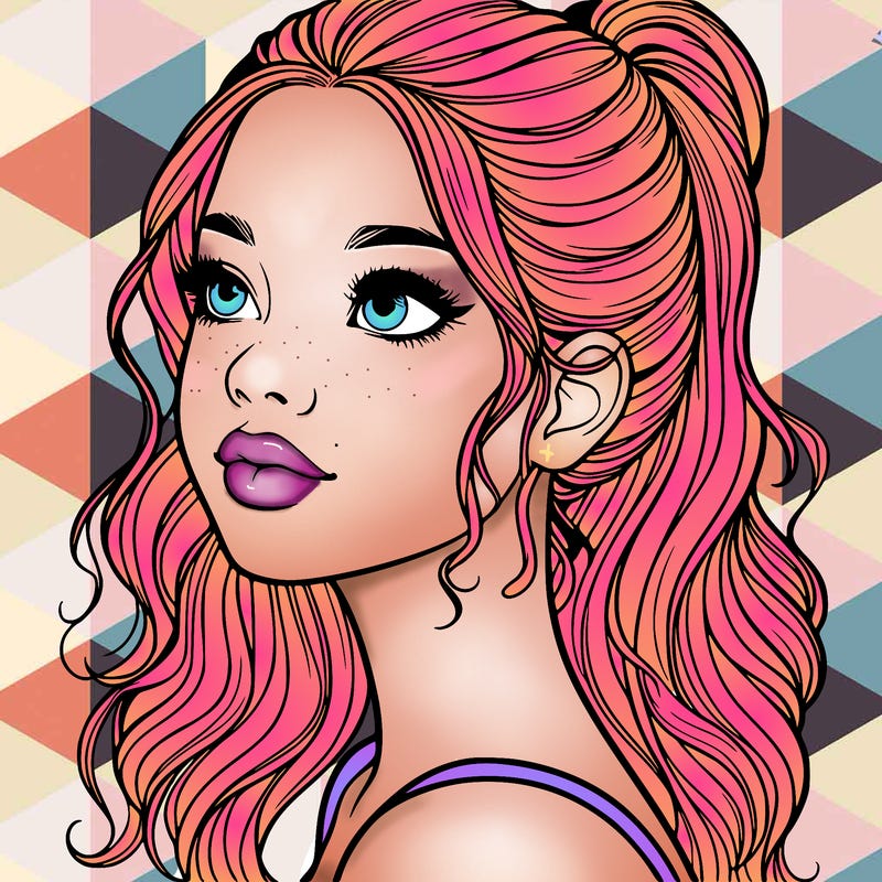 beautiful realistic girl