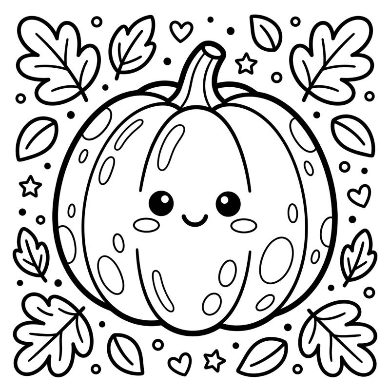 Introduce your toddler to the joys of coloring with this delightful summer squash page, featuring a friendly face and chunky outlines perfect for little hands. It's a wonderful way to boost creativity and fine motor skills in young children.