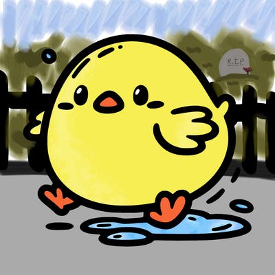 cute chick blob