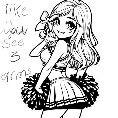 realistic cheerleader