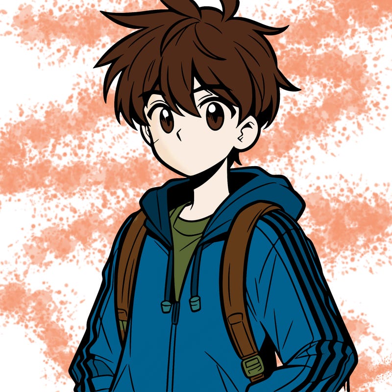 teenage anime athlete