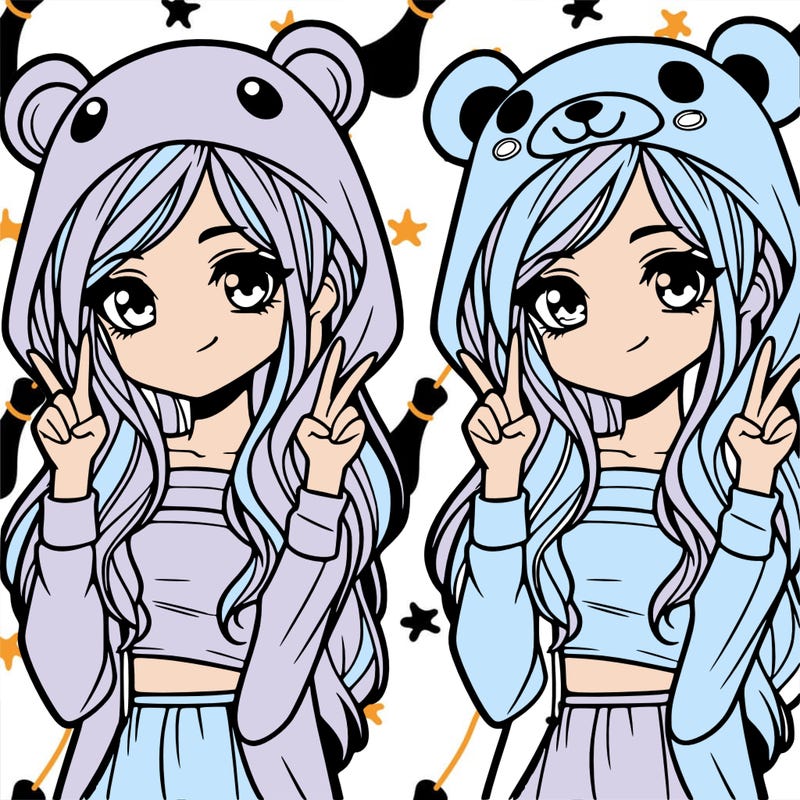 teen girl in animal costume