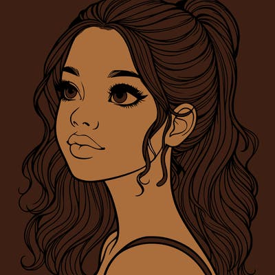 beautiful realistic girl