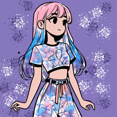 girl in a cute crop top