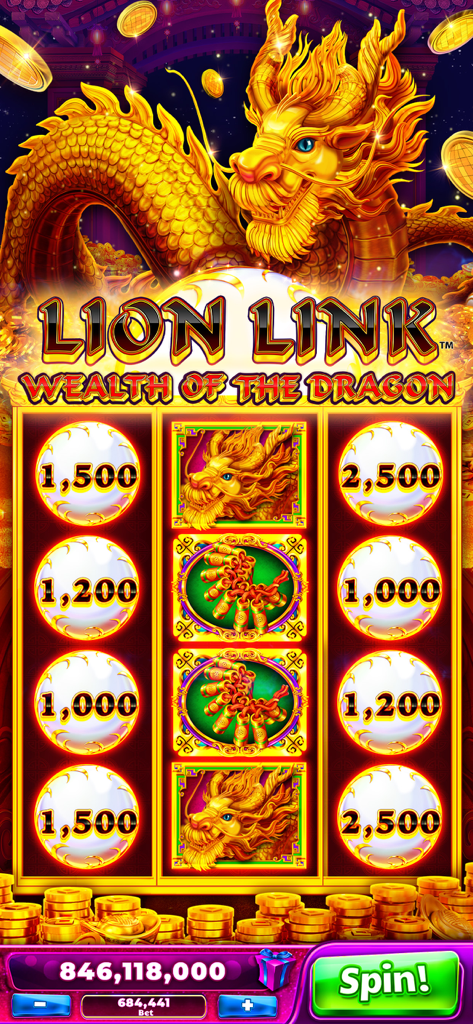 Jackpot Party - Casino Slots - Tragamonedas Lion Link Wealth of the Dragon en Jackpot Party Casino