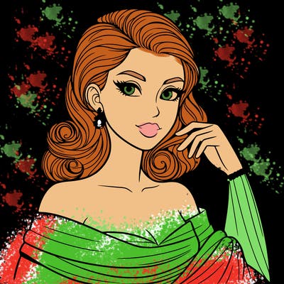 an elegant woman
