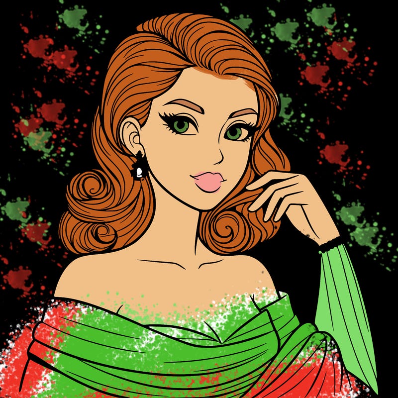 an elegant woman