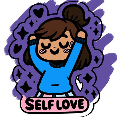 self-love sticker
