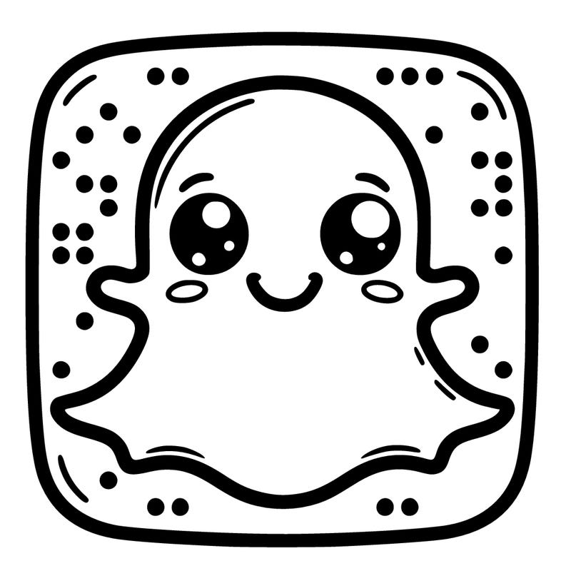 the real snapchat logo