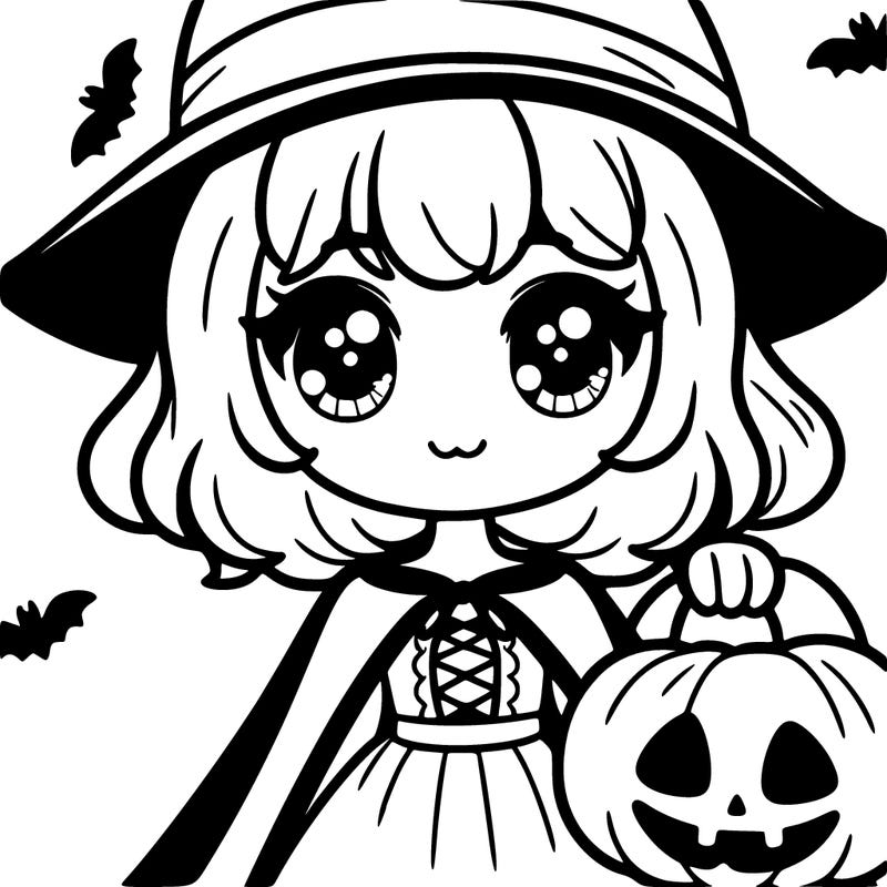 fille de halloween