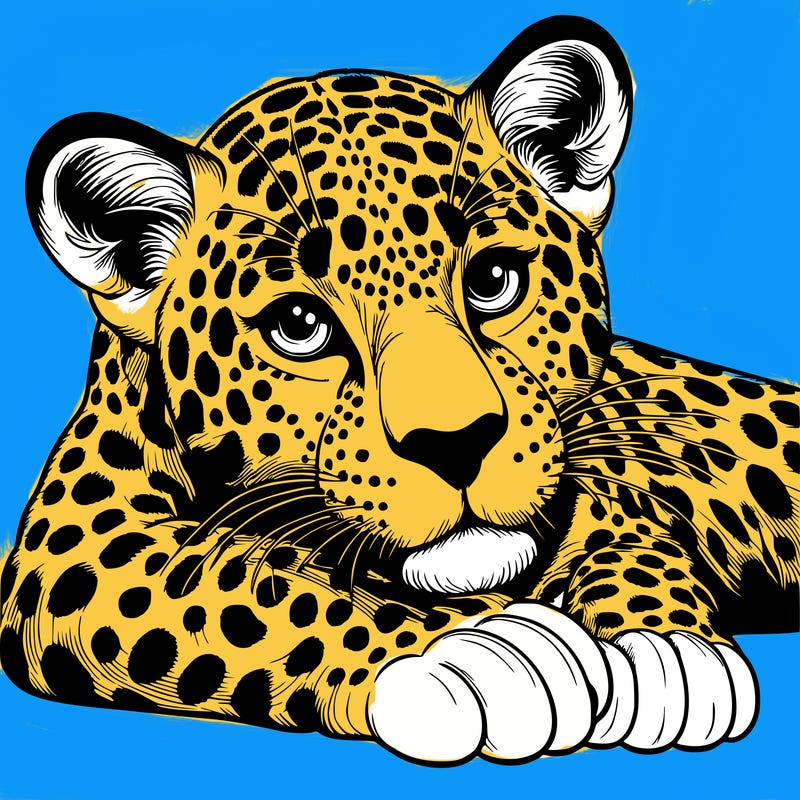 realistic leopard