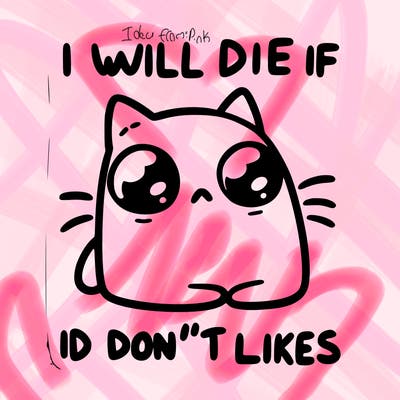 a cat that will die if we don’t get 10 likes