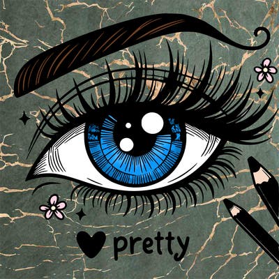 pretty eye