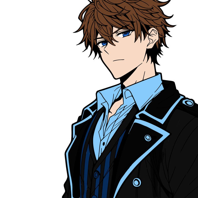 male manga character