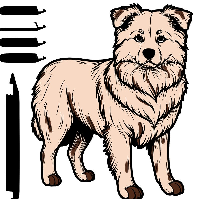 realistic dog