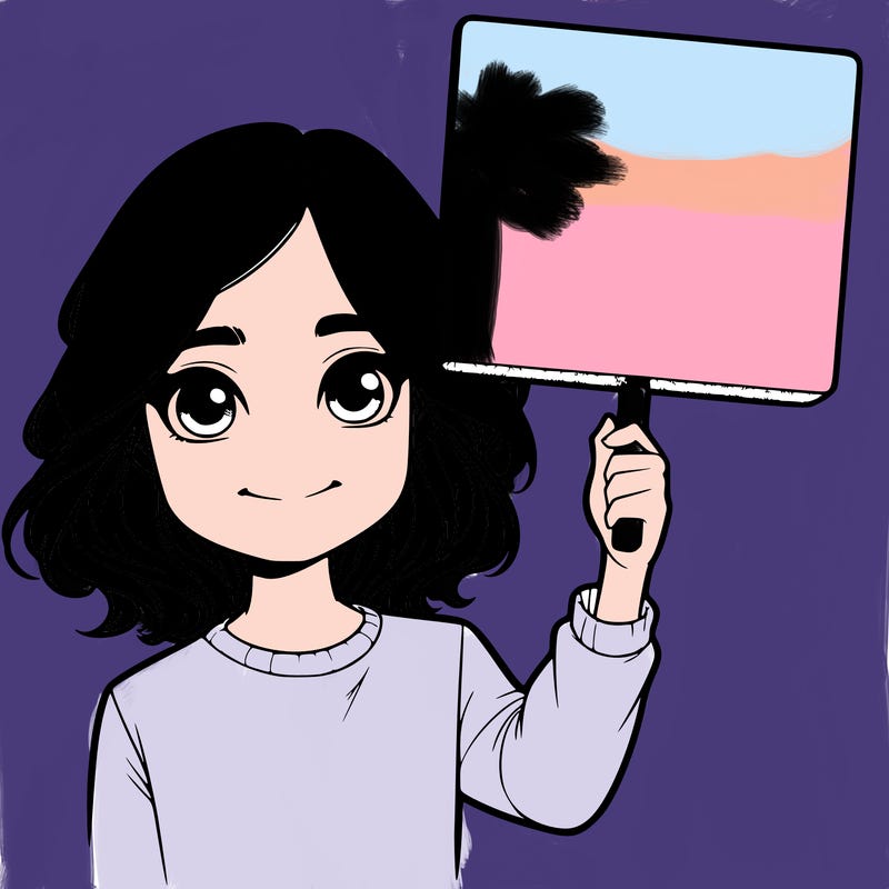 realistic girl holding up a sign