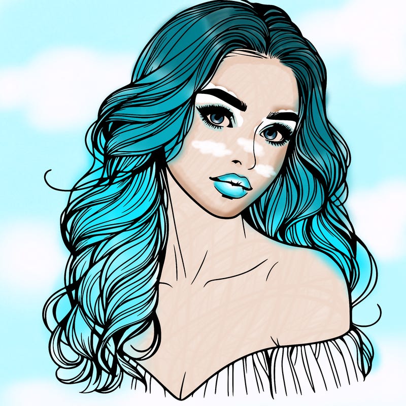 beautiful realistic girl