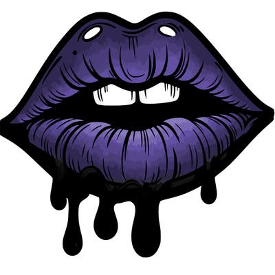 lips that look realistic and drip