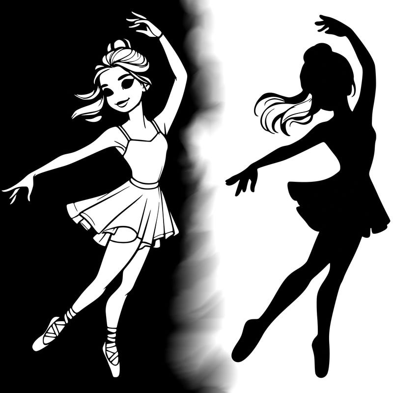 realistic girl dancer